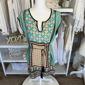 Halo size medium shirt, dress, mini summer, picnic, coastal, Demure #3875